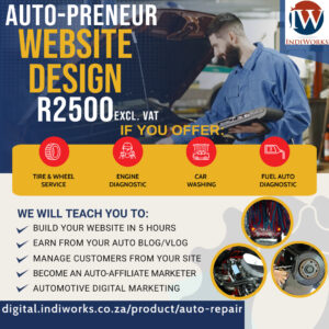 indiworks digital auto repair website design